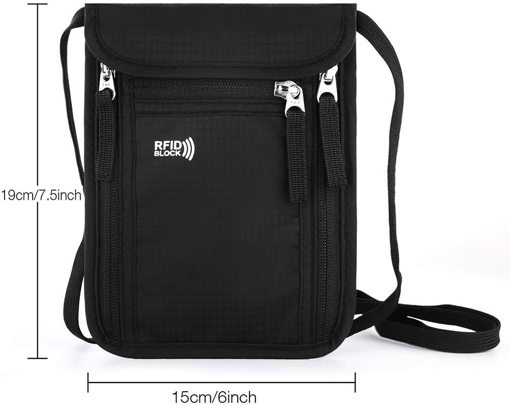 Travel Wallet Passport Holder for Women abd Men. RFID Blocking Passport Wallet Travel Wallet Organiser