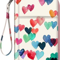 FINTIE Passport Holder Travel Wallet for Family, RFID Blocking Travel Document Organizer Clutch Bag for Passports, Business Cards, Credit Cards, Boarding Passes