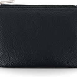 TIESOME Coin Purse, PU Lychee Pattern Zipper Coin Purse Portable Coin Purse Mini Change Wallet for Women Coin Pocket Mini Money for Women Credit Card ID Key Headset Lipstick