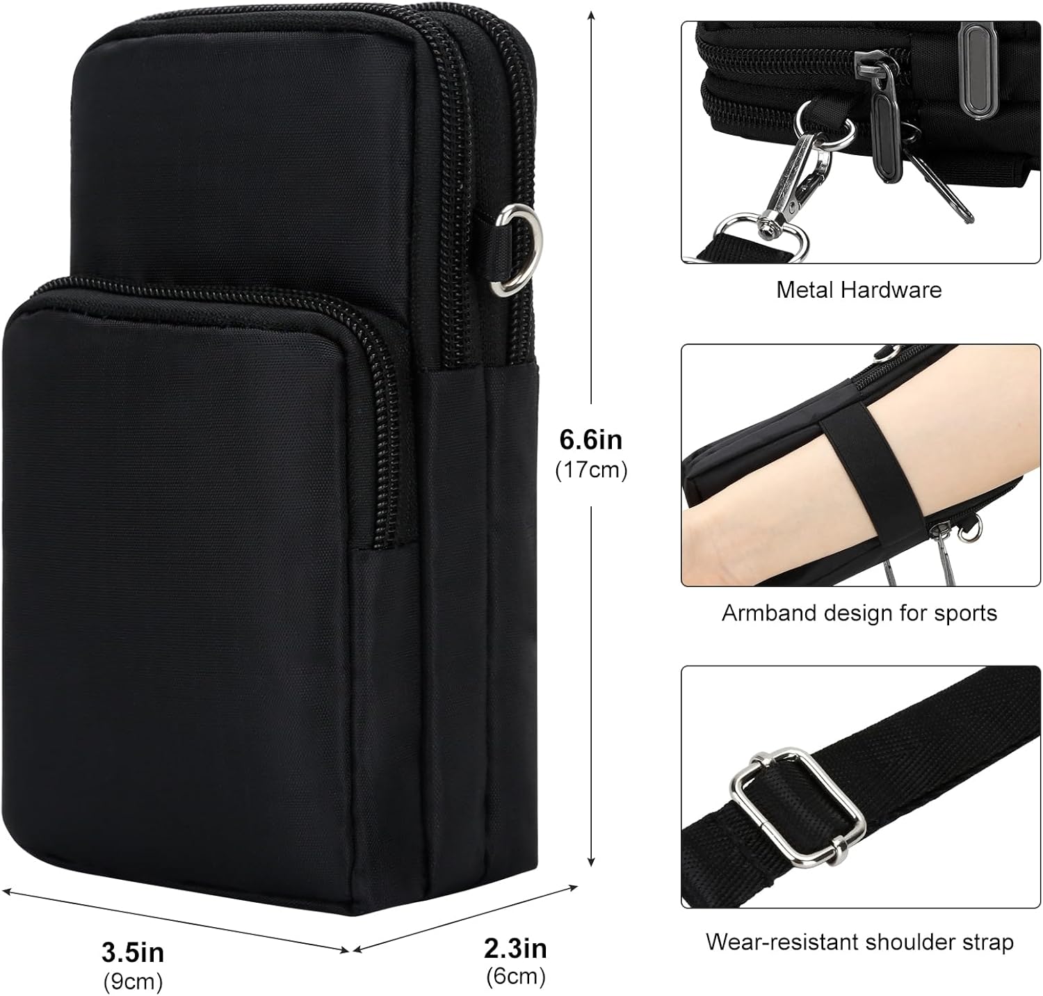 Small Crossbody Bags Mobile Phone Wallet Bags with Large Capacity and Adjustable shoulder strap for Women girl