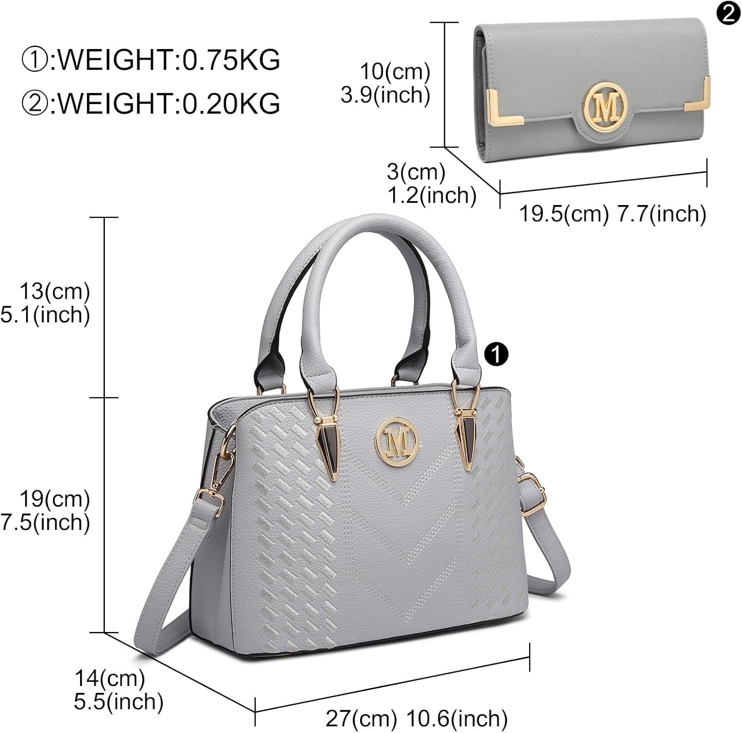 Miss Lulu Handbags for Women, Womens Top Handle Bag