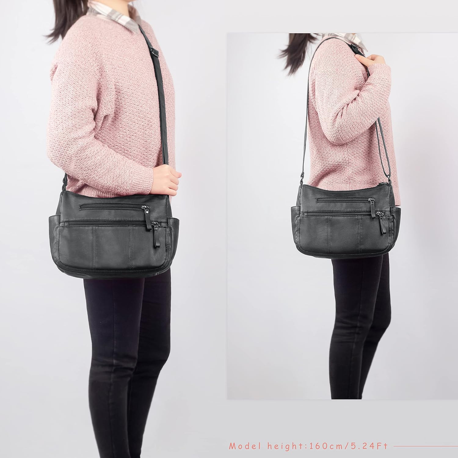 VOLGANIK ROCK Handbags for Women Shoulder bag for women Soft PU Leather Handbag Crossbody bag Multi Pockets Handbag shoulder bag Ladies handbags Travel Bag